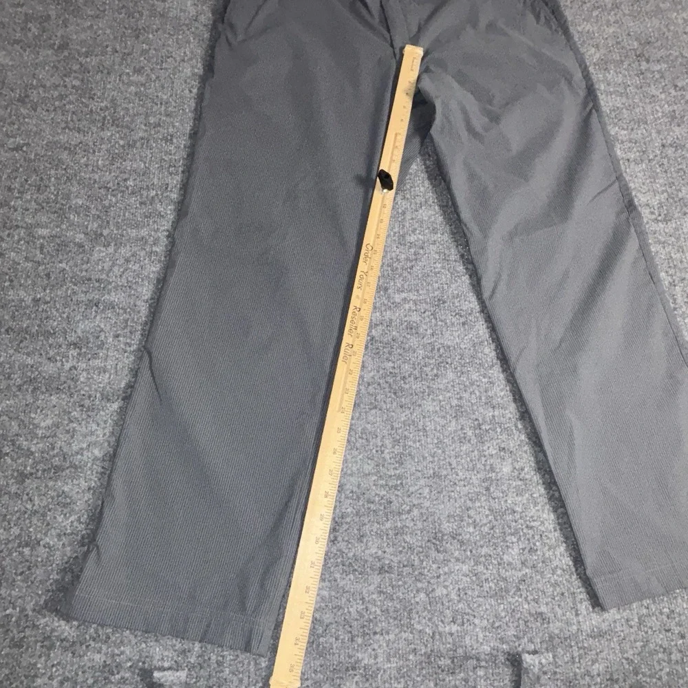 Nike Golf Pants Mens 40x32 Charcoal Pinstripe‎ Tour Performance Dri Fit